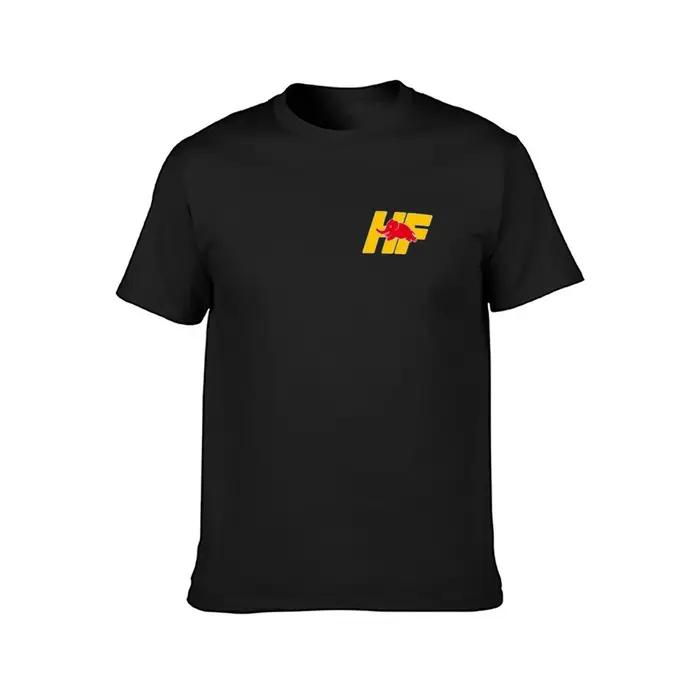 T-shirt homme Lancia HF imprimé en coton pour homme style décontracté occasions quotidiennes printemps été