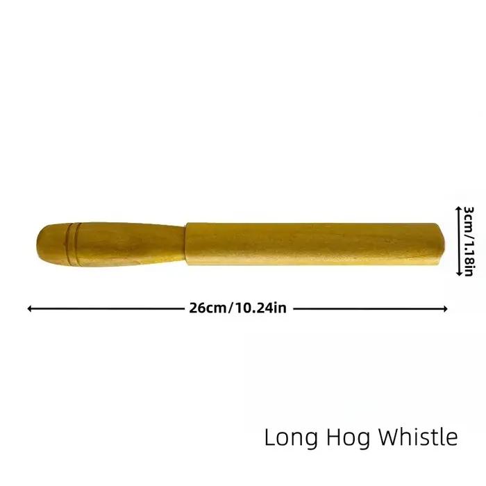 Sifflet en bois pour appel sanglier sauvage - reproduction sonore facile pour équipement de chasse extérieur
