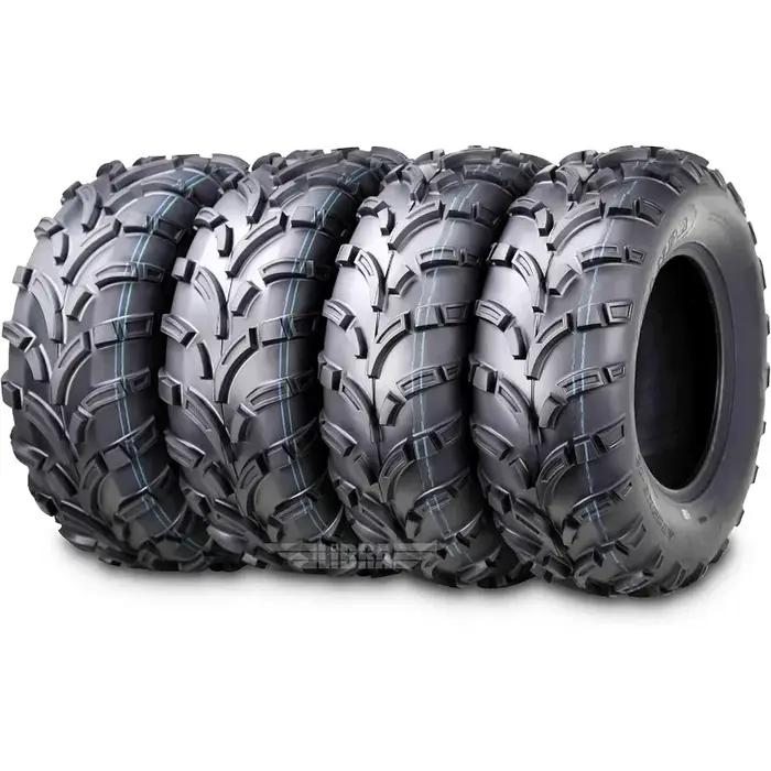Lot de 4 pneus RL/UTV 25x8 12 avant et 25x10 12 arrière/6PR Pino 3 10243/10244 US (origine)