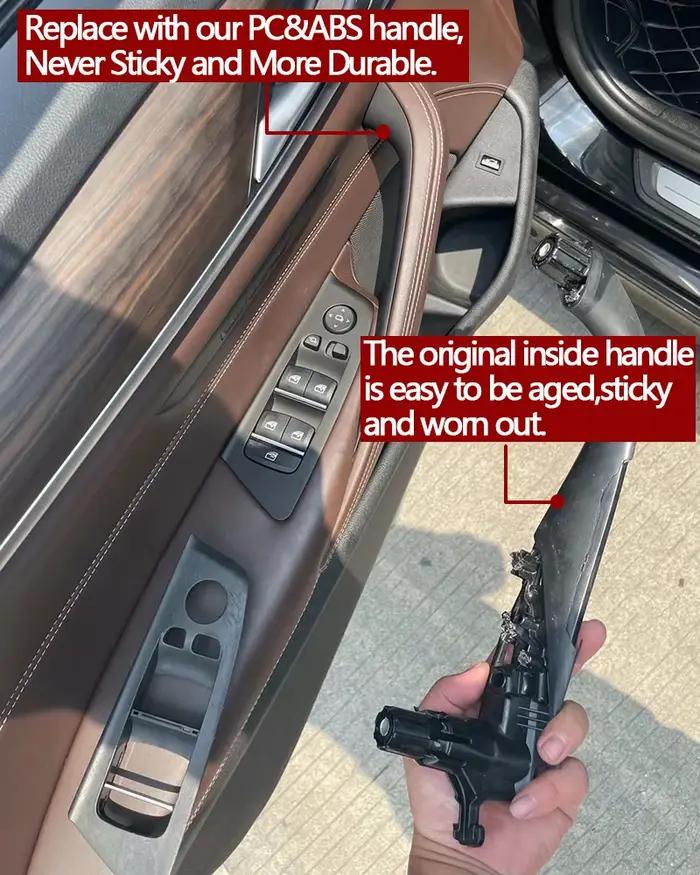 Garniture de panneau intérieur de poignée de porte droite, remplacement pour BMW Série 5, G30, G31,