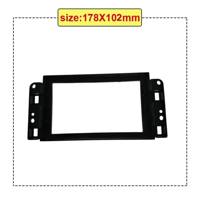2Din Fascia adapté pour Chevrolet Aveo Lova Captiva Gentra Radio DVD panneau stéréo montage sur tabl