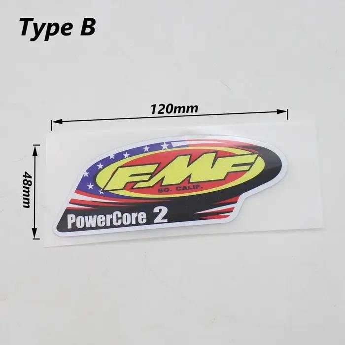 FMF autocollants donc calif PowerCore 2 moto tuyau d'échappement décalcomanies universelles pour motos voitures