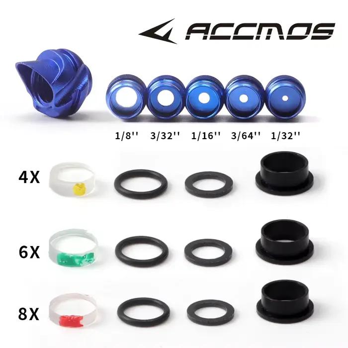 Lentilles clarifiantes pour viseur de tir à l'arc à poulies 37/45 degrés avec lentilles 4X 6X 8X pour archers professionnels et amateurs occasions spéciales