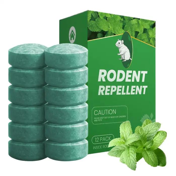 12 pièges à souris en boule longue durée pour le contrôle des animaux, pour intérieur, extérieur, maison, garage, grenier, voiture, jardin, chambre