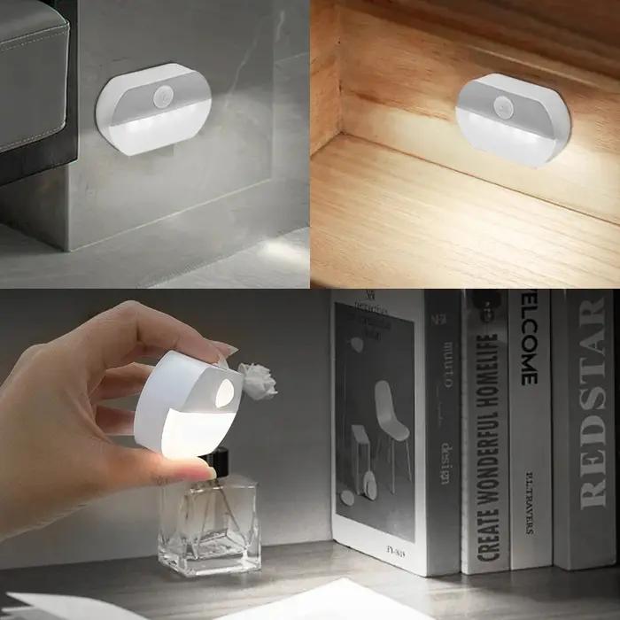 Détection infrarouge humaine LED veilleuse alimenté par batterie capteur de mouvement lampe bâton su