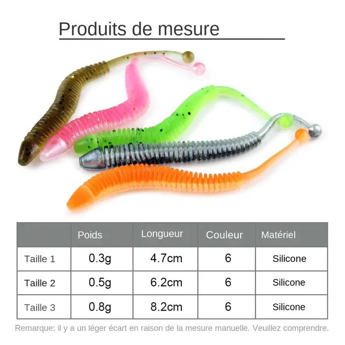 Spinpoler nouvelle queue d'écureuil leurre souple appât de pêche ver route sous-appât
