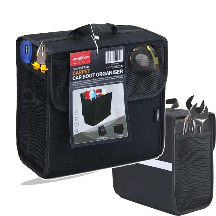 Organisateur de coffre de voiture universel, organisateur de coffre, boîte de rangement, sac portabl