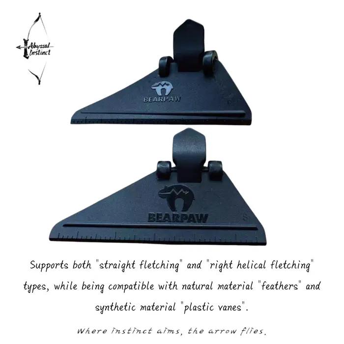 Gabarit de fletching de flèche pour flèches de chasse-outil réglable pour 3/4/6 palettes