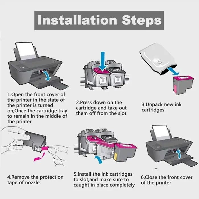 Remplissez vos projets créatifs avec Cartouches d'Encre de Remplacement 62 62XL pour Imprimantes HP Envy et Officejet Occasions Spéciales
