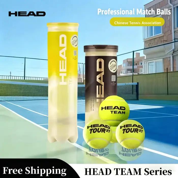 Balle de tennis HEAD TEAM TOUR XT haute élasticité résistante à la pression pour entraînement professionnel et matchs compétitifs