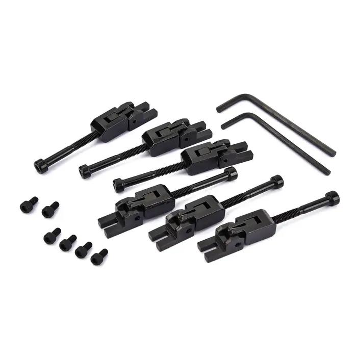 Selles à cordes JELocked en métal pour pont de trémolo Floyd-Rose, 6 pièces
