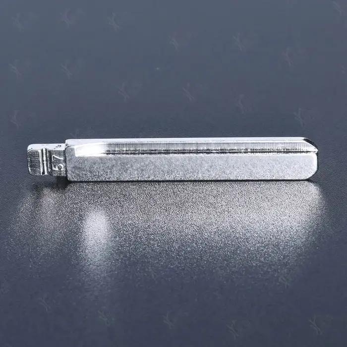 Lame de clé de voiture BYD01, 10 pièces/lot, KD 57 # Clé universelle vierge non coupée pour téléco