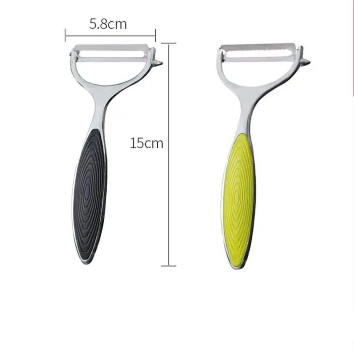 Accessoires de cuisine en acier inoxydable, éplucheur de légumes multifonction, coupe-pommes de terr