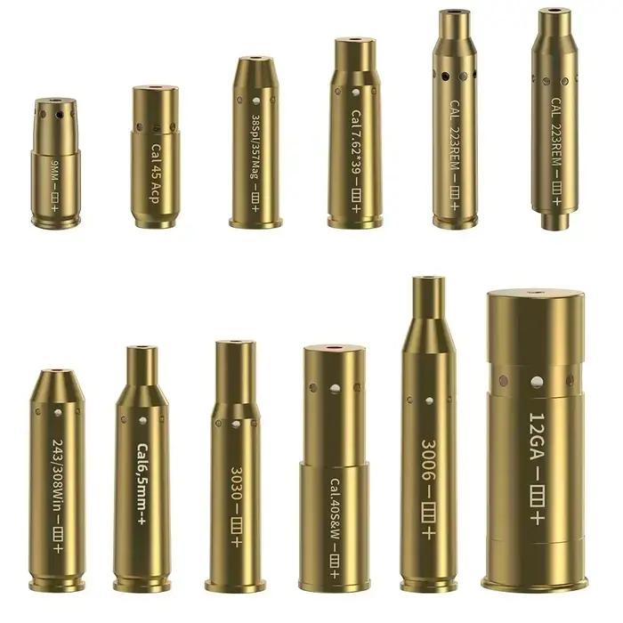CAL 44MAG cartouche d'alésage Laser rouge point Laser alésage pour pistolet fusil portée-accessoire de chasse formation tir vue