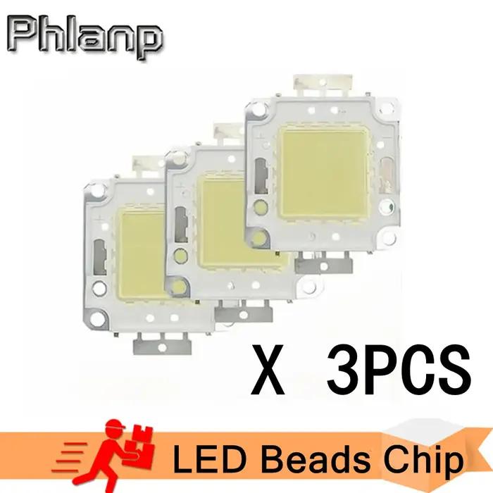 3 pcs/lot LED perles puce 10 W 20 W 30 W 50 W 100 W LED COB puce blanc chaud blanc de haute qualité