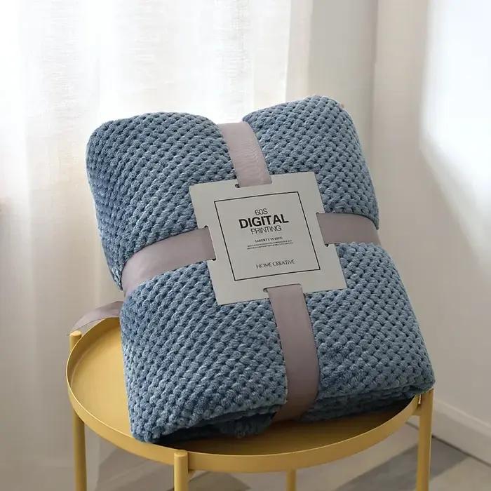 Couverture épaisse en molleton doux pour bébé
