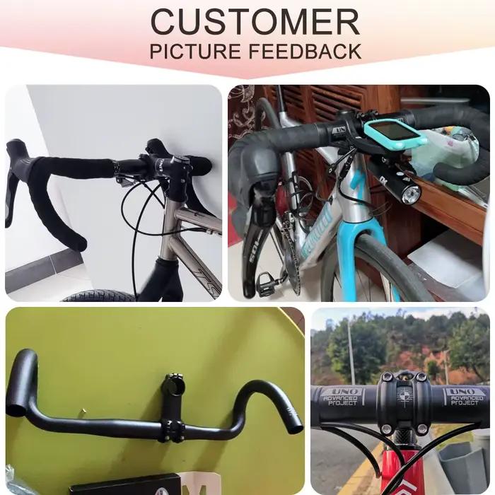 UNO – guidon de vélo de route en aluminium 7075, haute résistance, barre de direction, 31.8mm, 380/4