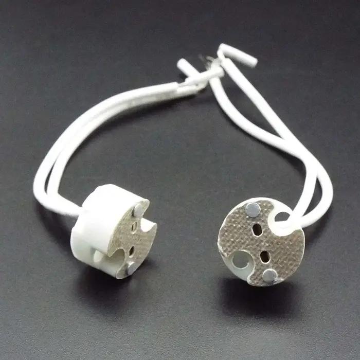 2/5/10 pièces en céramique GU10 MR16 MR11 GU5.3 G4 support de lampe douille adaptateur de base exten