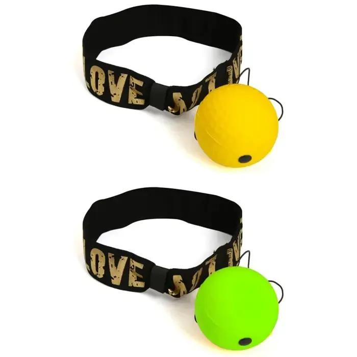 1/4 Set Ballon de vitesse de boxe à fixation sur tête en PU