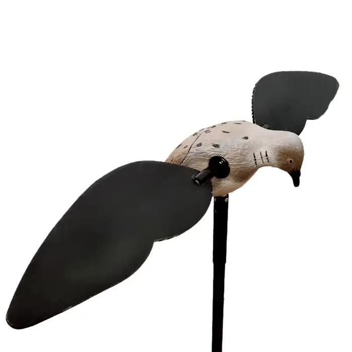 Leurre canard électrique télécommandé avec ailes rotatives - Appât de chasse réaliste pour jardin