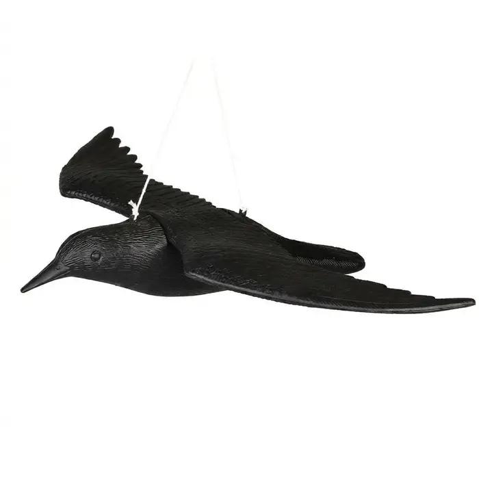 Cerf-volant effaroucheur de corbeaux design dynamique pour contrôler les nuisibles et décorer extérieurement pendant Halloween et toute l'année