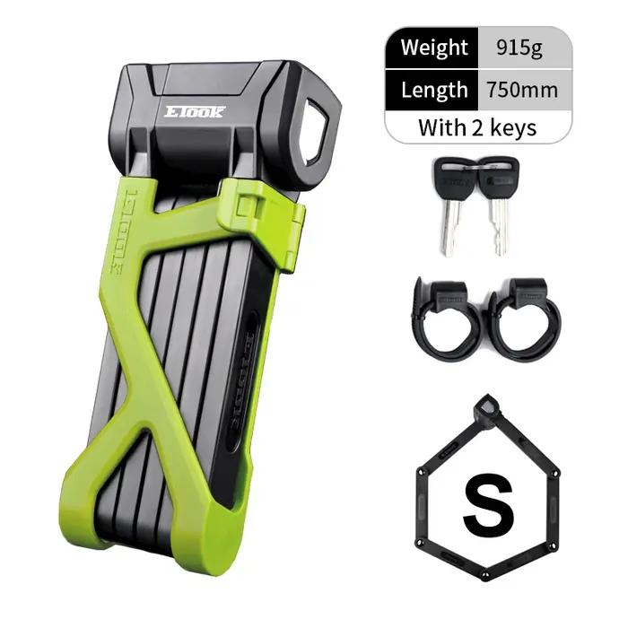 Serrure anti-vol pliable pour vélo