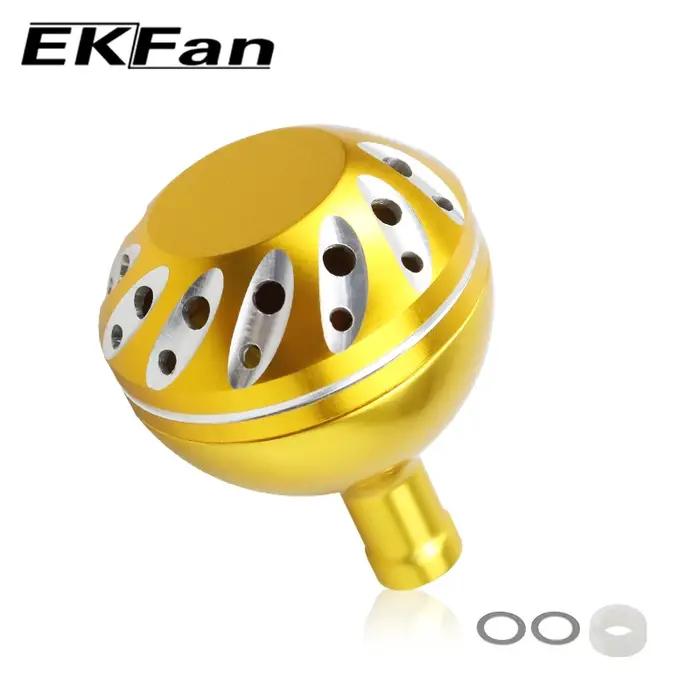 EKfan 30/35/38mm poignée de pêche bouton en métal pour DAI & SHI filature Baitcast moulinet pêche Ro