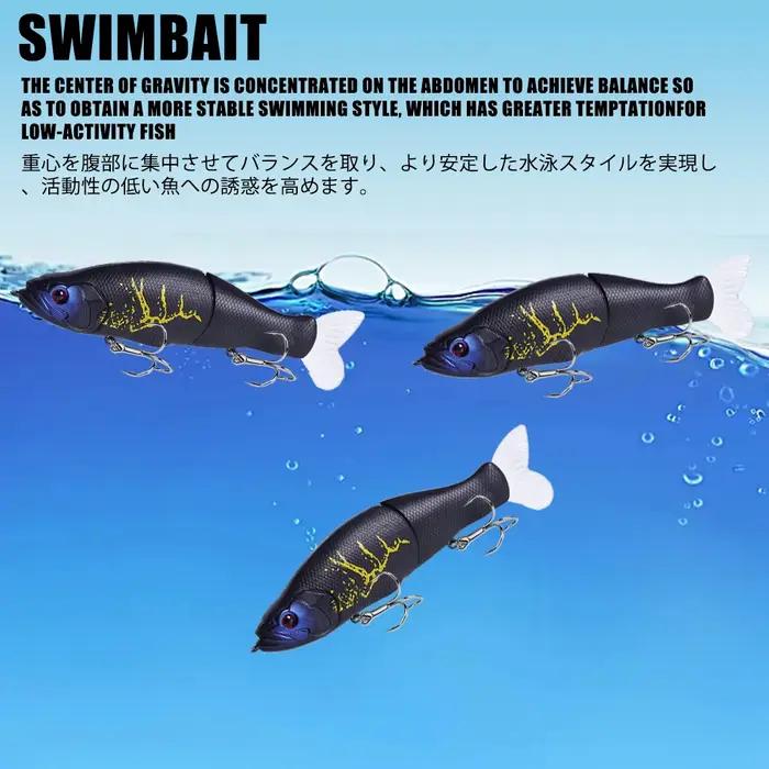Leurres de pêche à coulage lent 30G Whopper Vibration queue souple ou brochet et bar appâts durs Isc