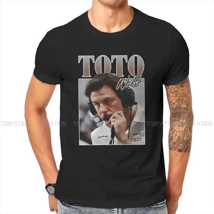 Tshirt Polyester F1 TOTO WOLFF Design Nouveau Homme Courses Automobiles Occasions Spéciales