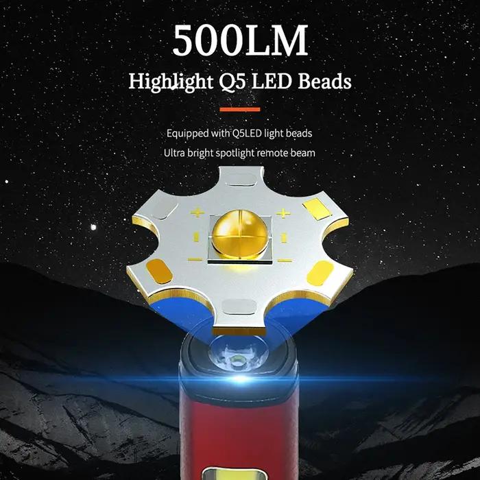 Mini lampe à stylo LED Portable COB, lumière latérale, aimant inférieur, lampe de poche avec Clip po