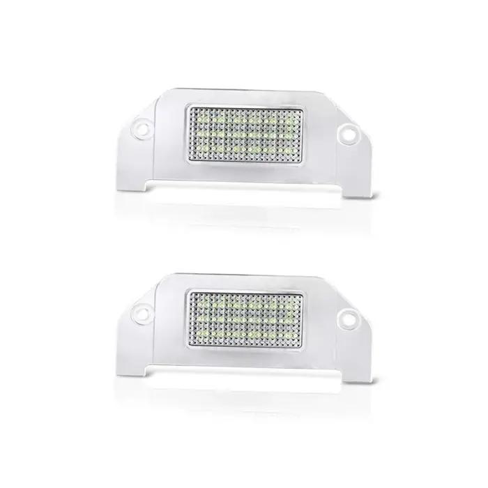 Ensemble d'éclairage de plaque d'immatriculation LED SMD pour Chrysler 300 et Sebring 2005-2014 lumineux et sécuritaire