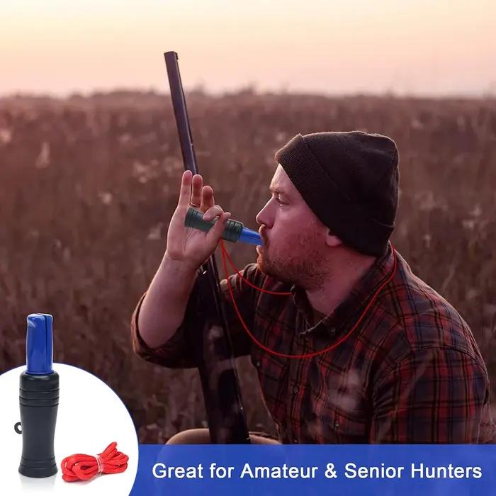 Sifflet appel canard réaliste pour chasse adulte - appeau faisan avec son authentique et accessoires