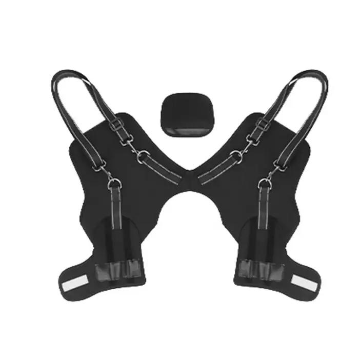 Harnais de levage pour jambes et hanches pour chien, réglable, noir, outil d'aide aux animaux de com