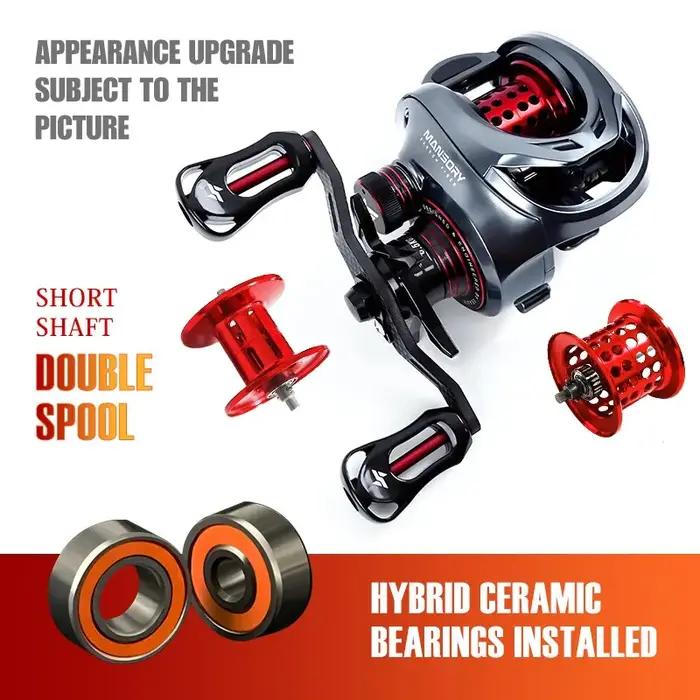 Seasir-Moulinet de pêche Baitcasting Mansory