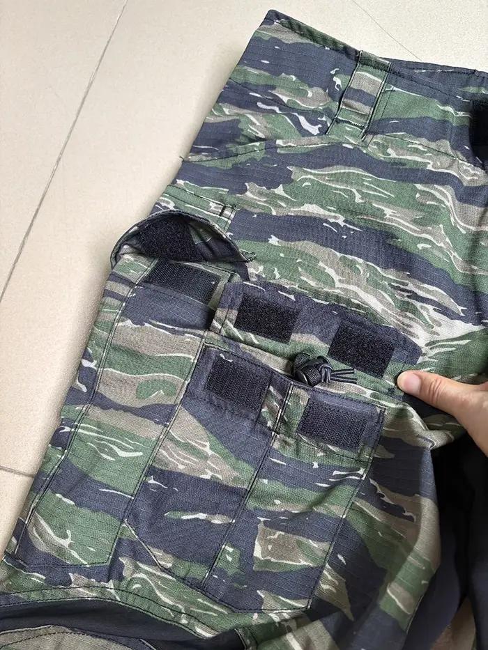 Tenue tactique chasse militaire G3 style CP camouflage tigre vert ensemble haut pantalon