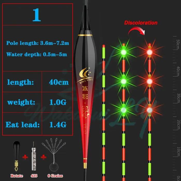 Nouveau Nano flotteur de pêche Led intelligent très sensible rappel bouée capteur de gravité brillan