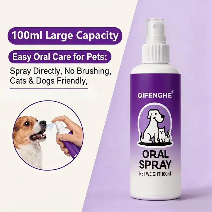 Spray buccal pour animaux de compagnie
