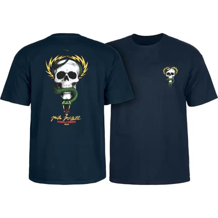 Marque de skateboard américaine haut de gamme - Collection de t-shirts bleu marine