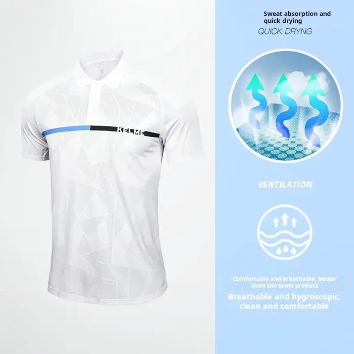 Kelme-Polo confortable et respirant pour homme