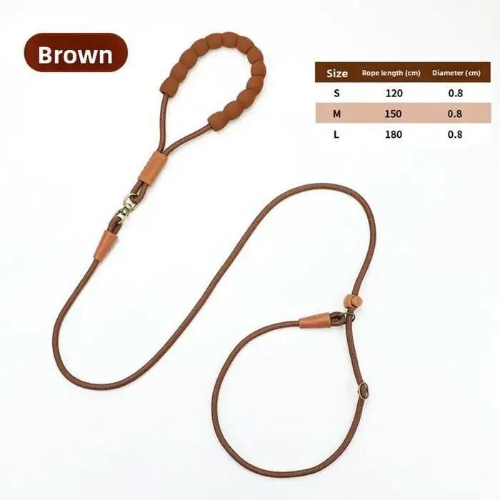 Corde de traction pour promener les chiens, laisse spéciale pour l'entraînement des chiens, pour chiens de grande, moyenne et petite taille