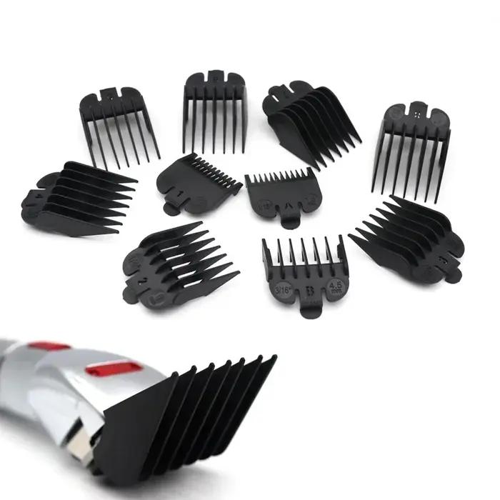 Peignes de coupe de cheveux universels, 10 pièces, pour tondeuse à cheveux professionnelle, accessoi