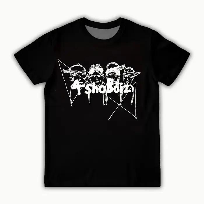 Nouveau T-shirt LNGSHOT Kpop Jay Park 2026 – Style Urbain Estival, Manches Courtes, Tendance Hip Hop