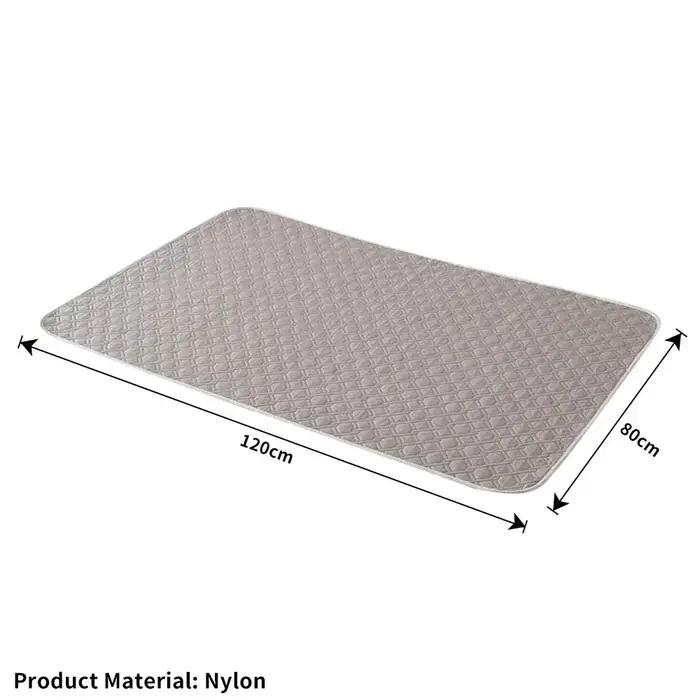 Coussinets d'incontinence lavables 80x120cm pour personnes âgées et animaux de compagnie – Tapis de soins de lit