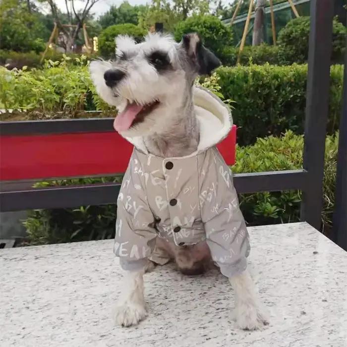 Salopette réfléchissante avec lettres Laser pour chiens