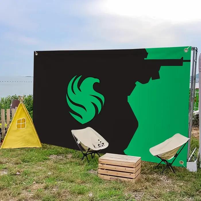 Drapeau de l'équipe, jeu de sciences artistiques, salle de Fi, décoration murale pour la maison, décor CS2, bannière Falcons