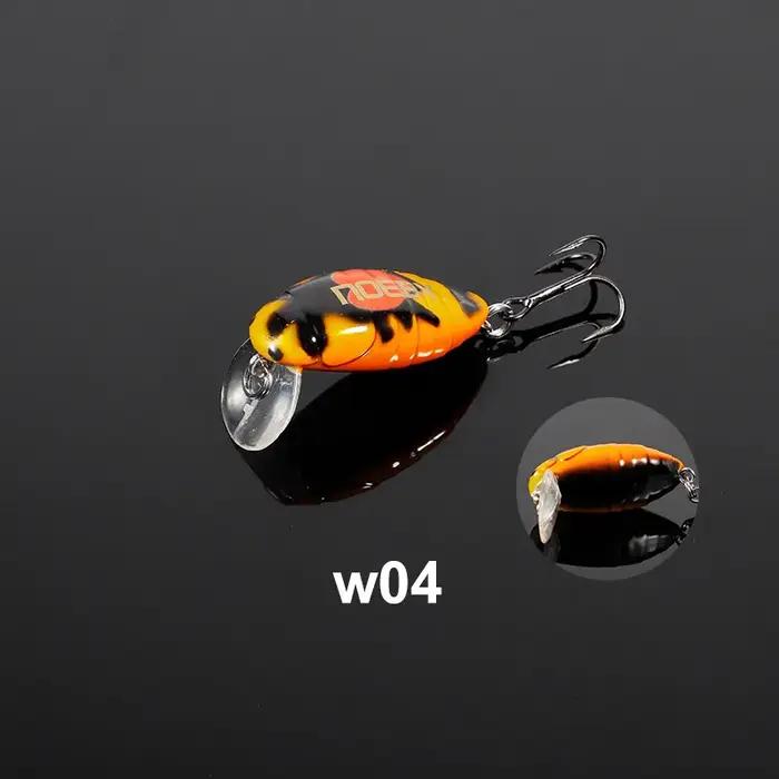 Noeby Crankbaits 28mm 2g Mini leurres de pêche méné flottant appâts durs artificiels petites Wobblers à manivelle