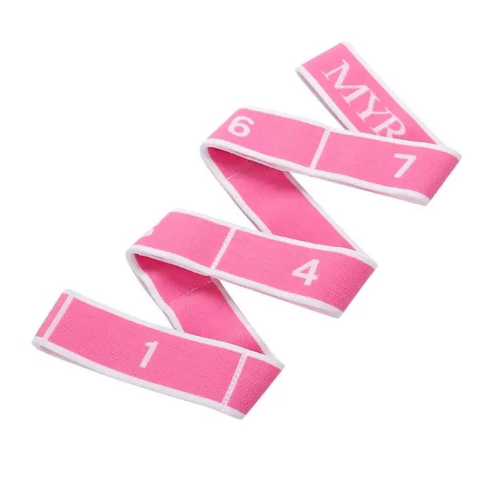Bande élastique de danse pour enfants, Section numérique pour étirements, ceinture de résistance, ex