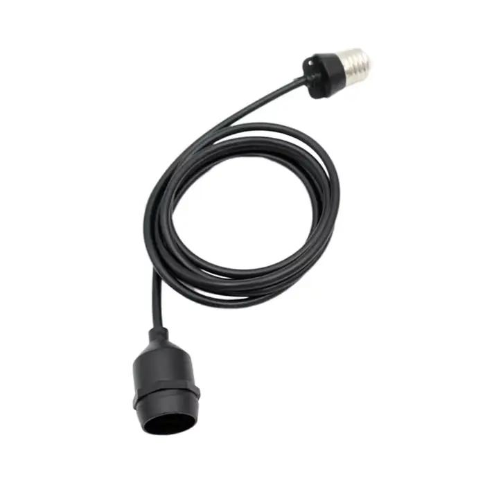 Base de lampe E27 extérieure AC 110-240V avec rallonge, support de lampe étanche E27