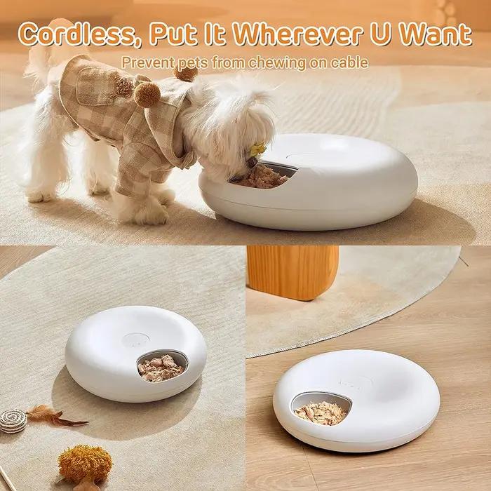 Distributeur automatique de nourriture humide rechargeable pour chats et chiens