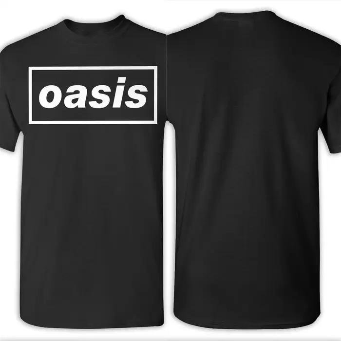 Oasi Live 25 groupe de Rock t-shirt pour hommes femmes nouveauté t-shirts Vintage années 90 Hip Hop 100% coton vêtements